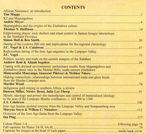 African Renaissance - The Limpopo Valley 1 000 Years Ago