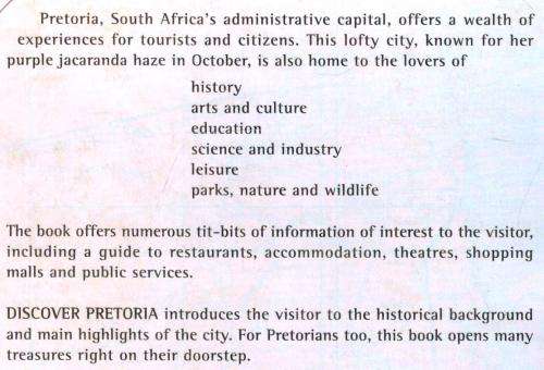 Discover Pretoria  --  Heinie Heydenrych and Abrie Swiegers