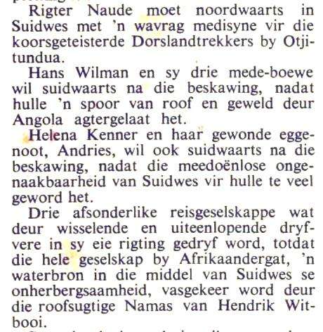 Noordwaarts in Suidwes   --  Rein Pretorius