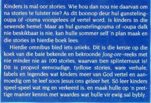 100 Stories vir Jong-Ore  -   Omnibus  --  Edward van Rensburg