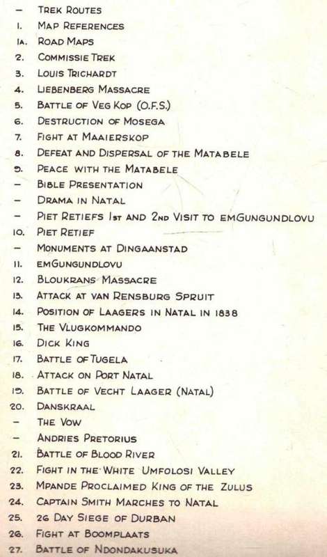 Monuments and Trails of the Voortrekkers  --  J L Smail