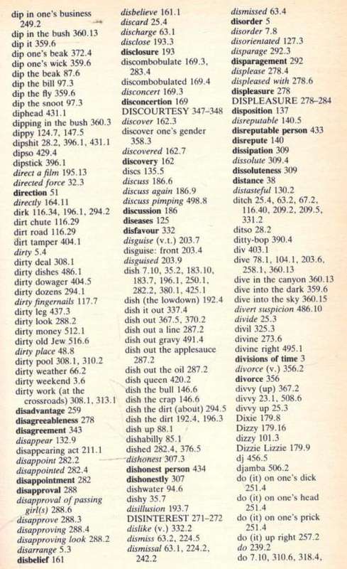 The Slang Thesaurus   --  Jonathon Green