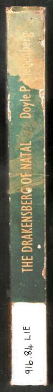 The Drakensberg of Natal  --  Doyle P Liebenberg