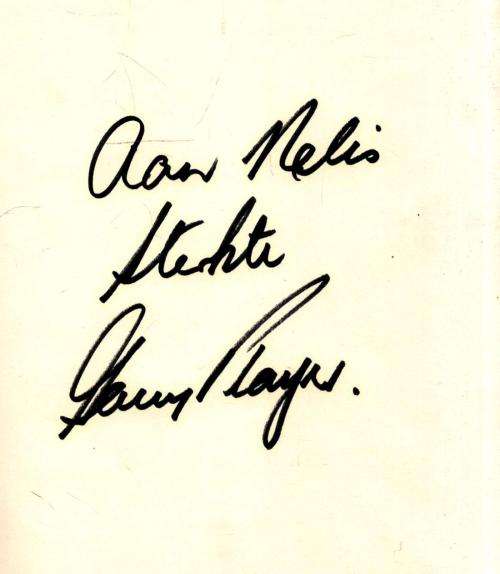 To Be The Best Gary Player --   Signed