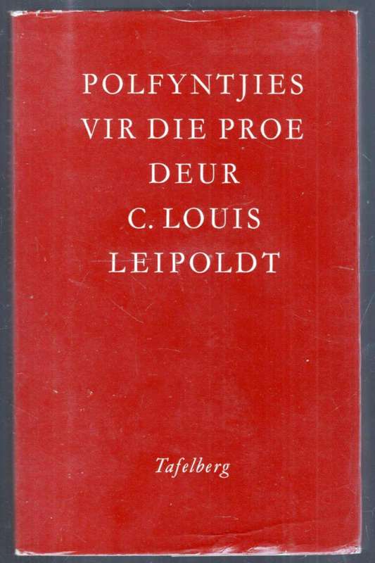Polfyntjies vir die Proe  --  C Louis Leipoldt