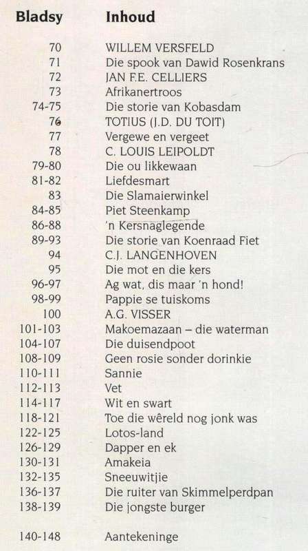 Stories op Rym  --  Pieter W Grobbelaar