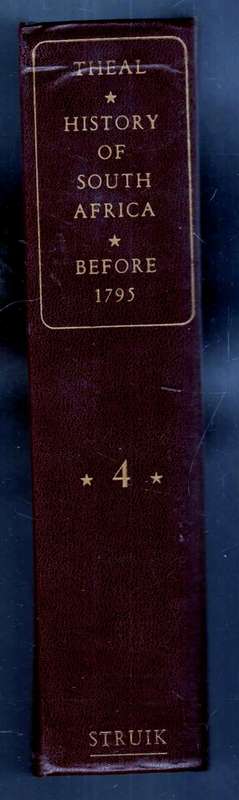 Theal  --  History of South Africa  --  Before 1795  No 4