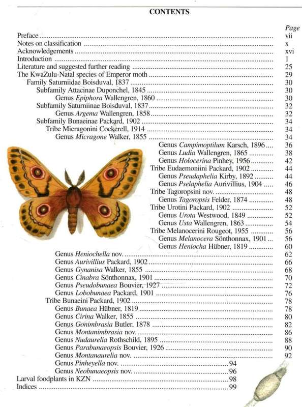 Emperor Moths of KwaZulu-Natal --  Michael Cooper