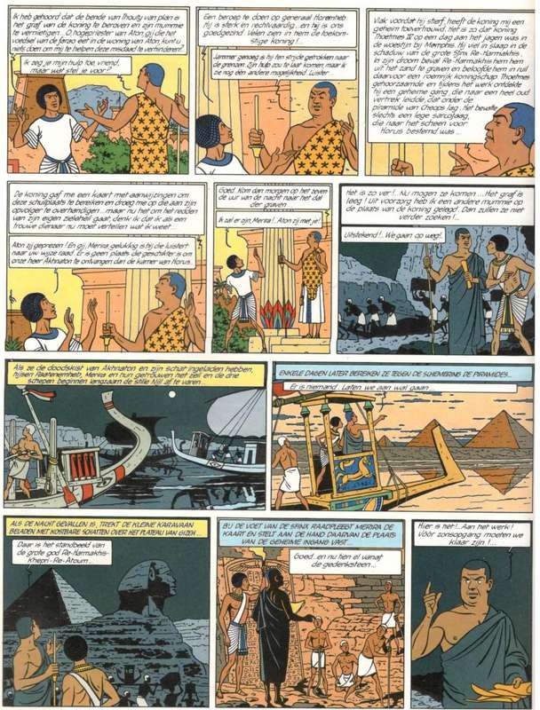Het Mysterie van het Grote Piramide --  De Avontruren van B lake en Mortimer