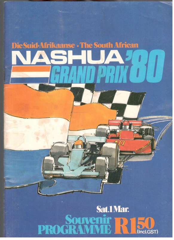 S A Grand Prix 1980 --  Programme