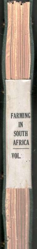 Farming in South Africa  --  January 1935  to  December 1935