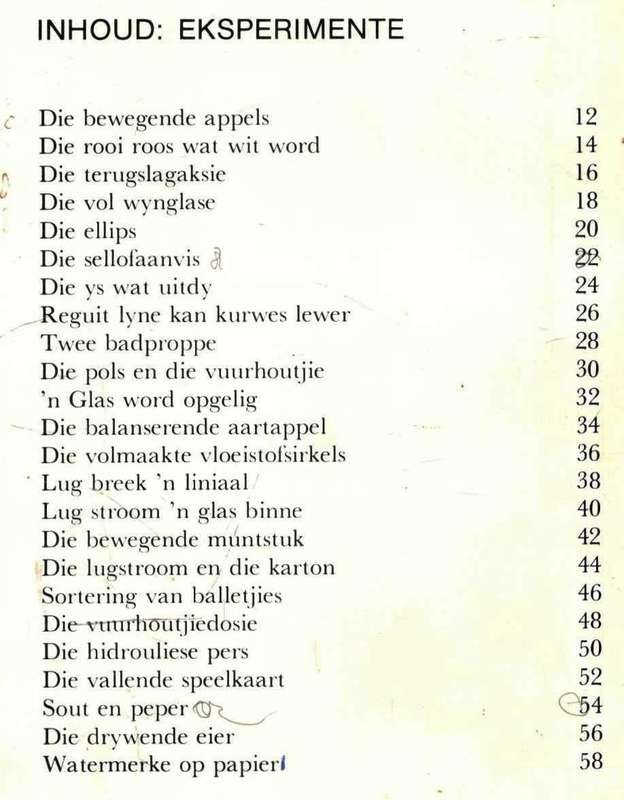 Eksperimente in en om die Huis  --  Kevin Goldstein-Jackson