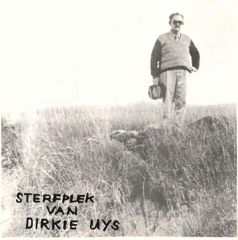Die Sterfplek van Dirkie Uys  --  F P du P Robbertze
