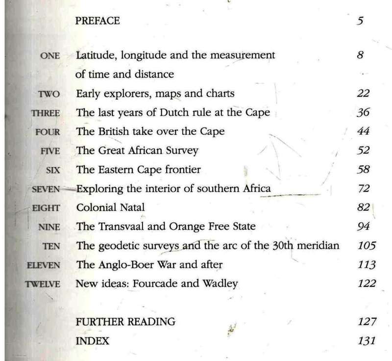 Mapping South Africa  -  A Historical Survey of South African Maps and Charts --- Andrew Duminy