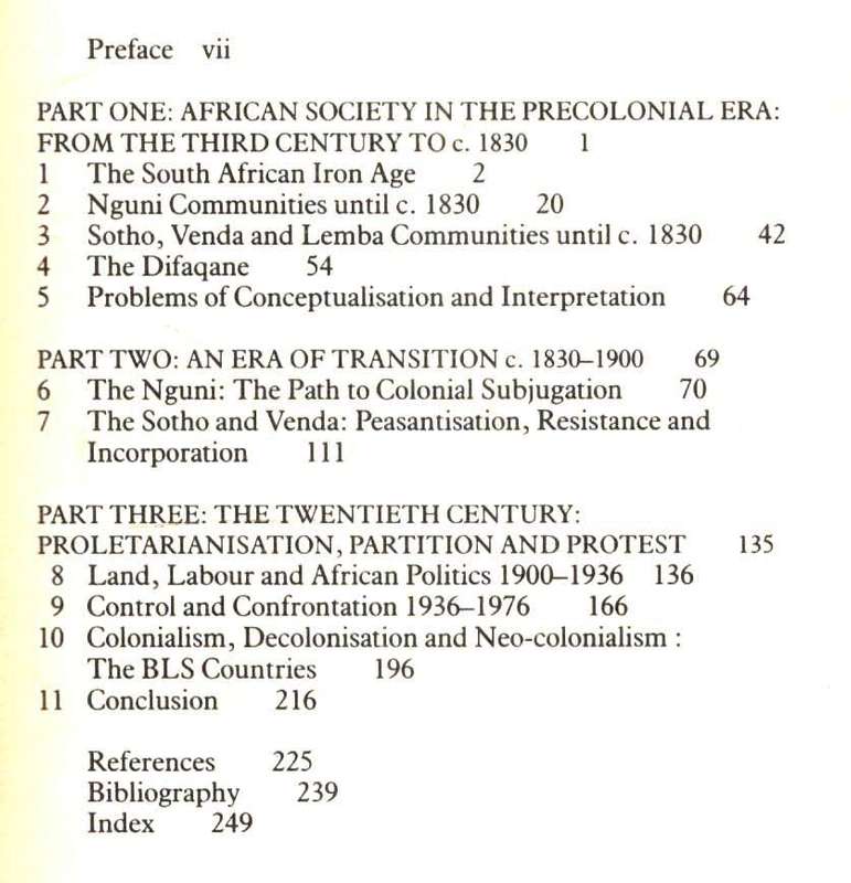 A History of the African People of South Africa From the early Stone Age  --  Pual Maylam