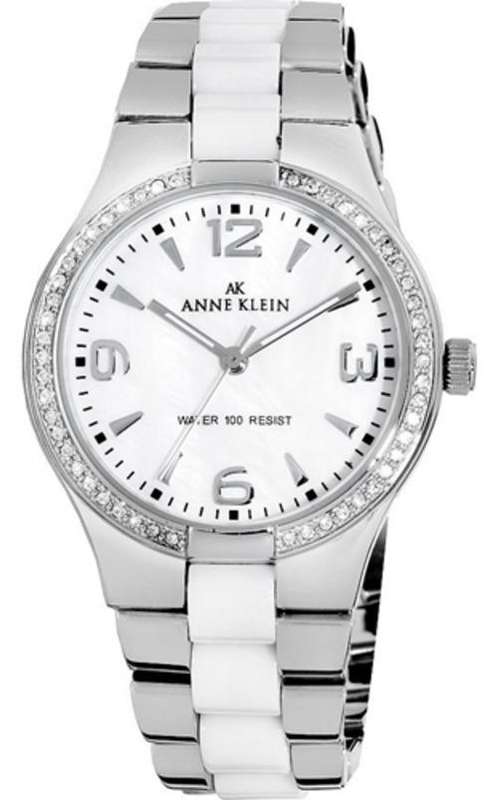 ANNE KLEIN Swarovski Crystal Ceramic Ladies Dress Watch