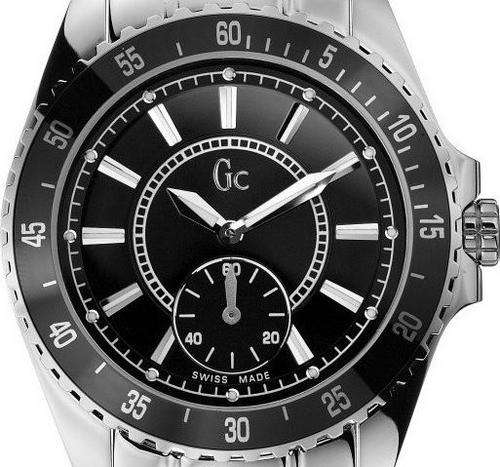 GUESS COLLECTION (Gc) Swiss Made Black Ceramic Ladies Watch