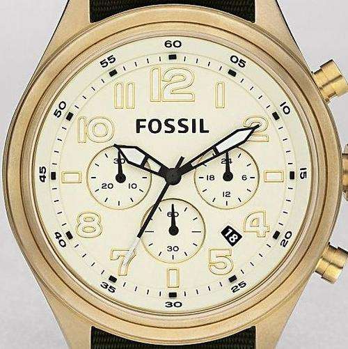 FOSSIL Classic Large Dial Chronograph Mens Watch