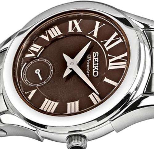 SEIKO PREMIER Classic Brown Dial Ladies Dress Watch