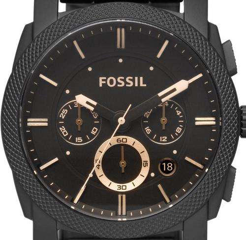 FOSSIL Machine Black Chronograph Mens Watch