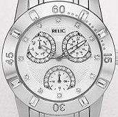 RELIC by FOSSIL Beth Crystal Accented Chronograph Ladies Watch