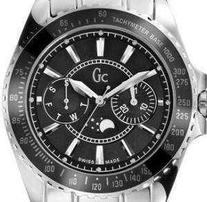 GUESS COLLECTION (Gc) Swiss Made Moon Phase Chronograph Ladies Watch