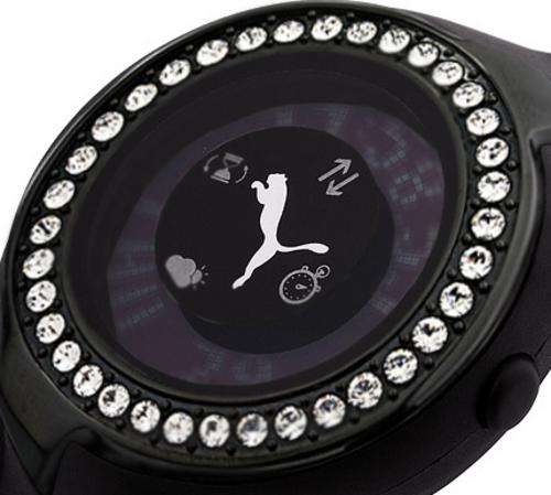 PUMA Blockbuster Crystal Accented Touch Screen Ladies Watch