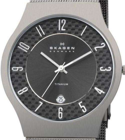 SKAGEN Denmark Ultra Slim Titanium Mens Watch
