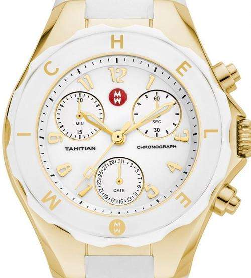 MICHELE Tahitian Jelly Bean Chronograph Ladies Watch