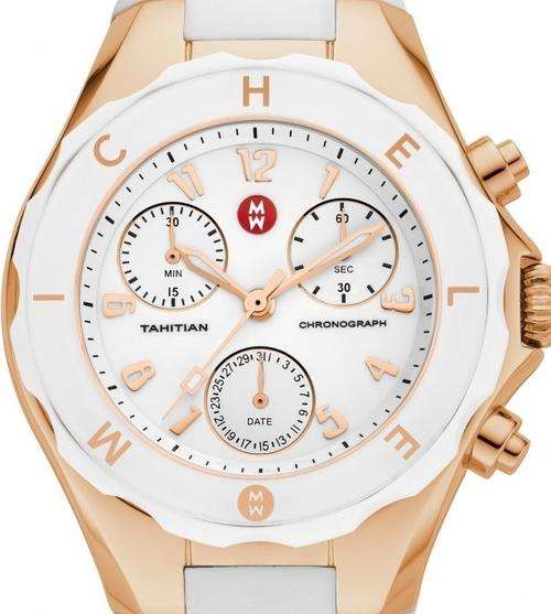MICHELE Tahitian Jelly Bean Chronograph Ladies Watch