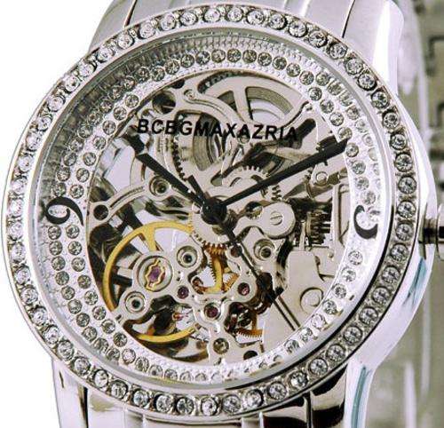 BCBG MAX AZRIA Roulette VIP Automatic Skeleton Ladies Watch