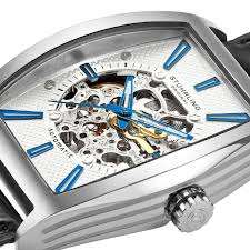 STUHRLING Millenia Automatic Skeleton Mens Watch