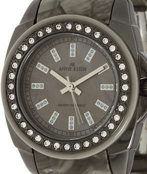 ANNE KLEIN Pearlescent Crystal Accented Ladies Watch