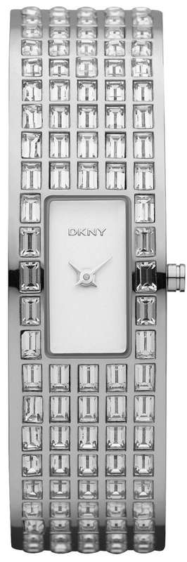 DKNY Crystal Pave Stainless Steel Ladies Watch