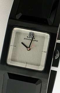 JLO by JENNIFER LOPEZ Black Ladies Bangle Watch