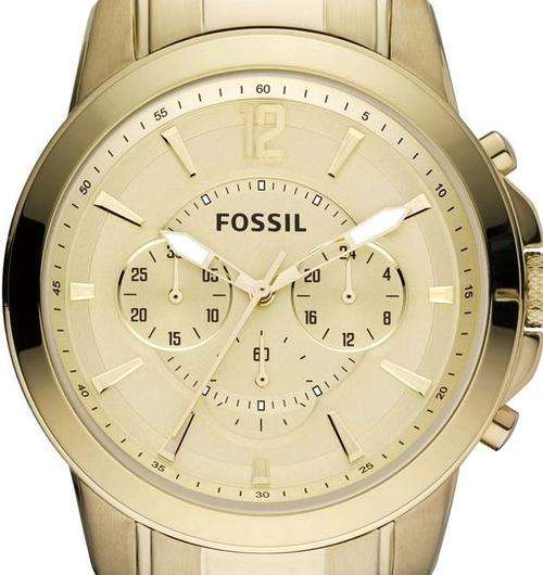 FOSSIL Grant Gold Tone Chronograph Mens Watch