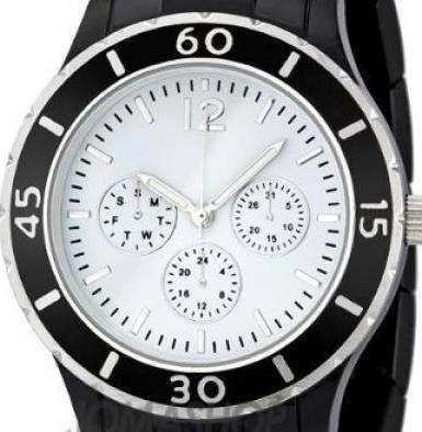 FMD by FOSSIL Black Expansion Band Large Dial Ladies Watch (4 HOUR AUCTION!!)