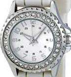 FMD by FOSSIL Petite Crystal Accented Ladies Watch