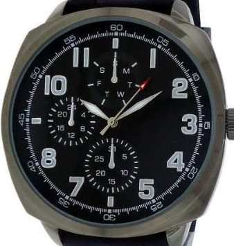 FMD by FOSSIL Mossimo Black Oversized Dial Mens Watch