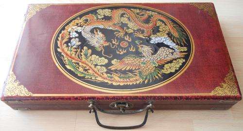 Chinese Go Board Game In Ornate Box