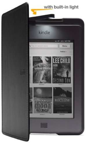 AMAZON Kindle Touch Lighted Genuine Leather Cover (not for Paperwhite)