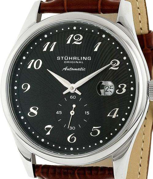 STUHRLING Classic Cuvette Slim Automatic Mens Watch