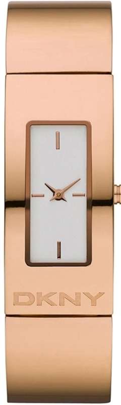 DKNY Gold Tone Ladies Bangle Watch