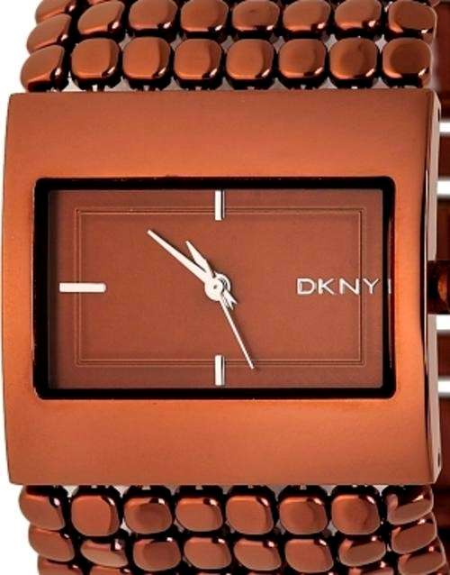 DKNY Brown Stainless Steel Ladies Bracelet Watch