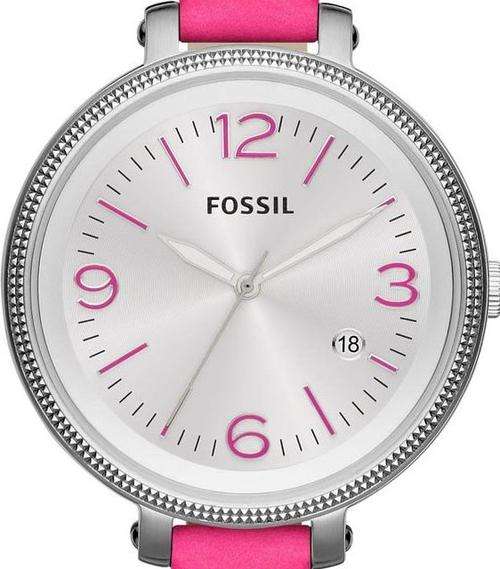 Authentic FOSSIL Heather Large Dial Ladies Watch (Select From 3 Colour Options)