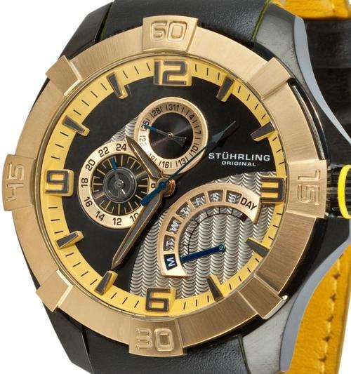 STUHRLING Gen-X Pro Retrograde Sport Mens Watch