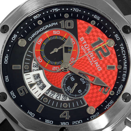 STUHRLING Columbiad Chronograph Oversized Mens Watch