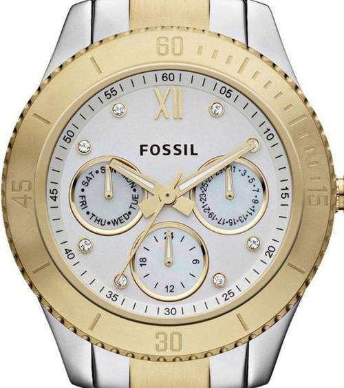 FOSSIL Stella Crystal Accented Multifunction Ladies Watch