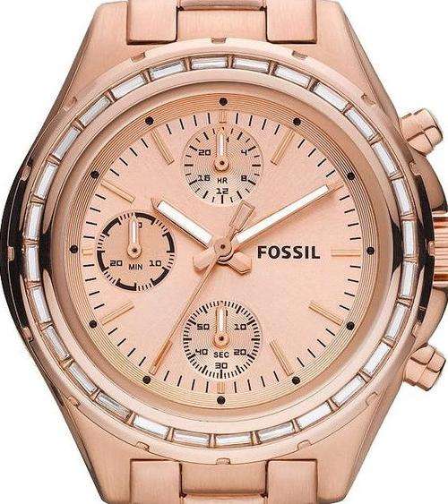 FOSSIL Dylan Rose Gold Chronograph Ladies Watch