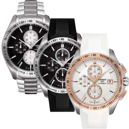 TISSOT T-Sport Veloci-T Automatic Mens Watch (Choice of 3)